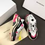 balenciaga chaussure homme daim triple-s  ash22